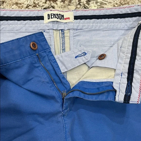 Mens Benson NYC Flat Front Shorts - Picture 5 of 8